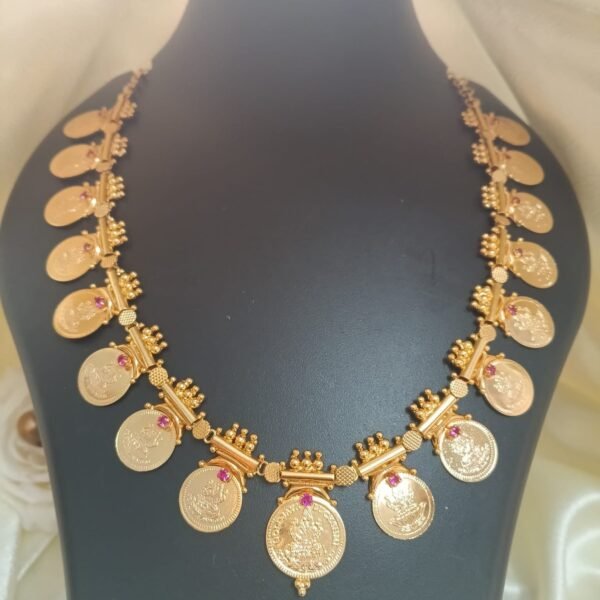 CS246 GOLD PLATED BRIDAL PREMIUM QUALITY NECKLACE
